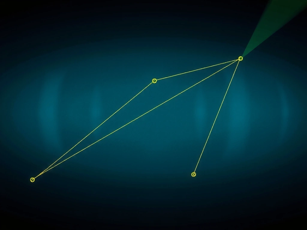 Abstrakcyjna wizualizacja przepływu danych